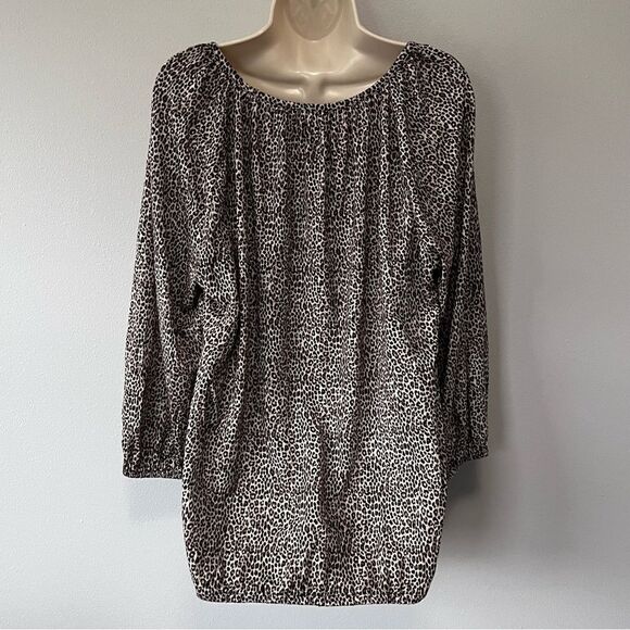 Michael Michael Kors Animal Print Top Size L - Picture 3 of 6